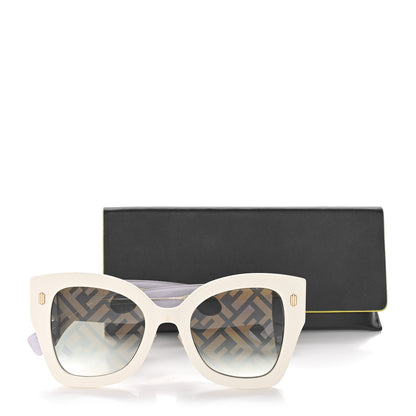 Fendi Acetate FF Sunglasses FF 0434/G/S White Gold 8 of 8