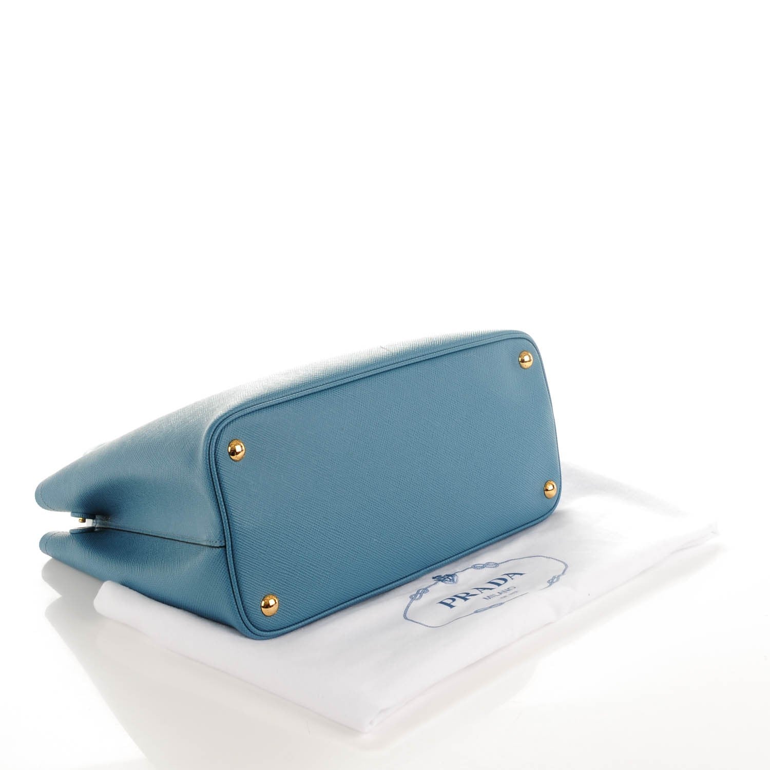 Prada Saffiano Cuir Small Double Bag Aviazione 4 of 8