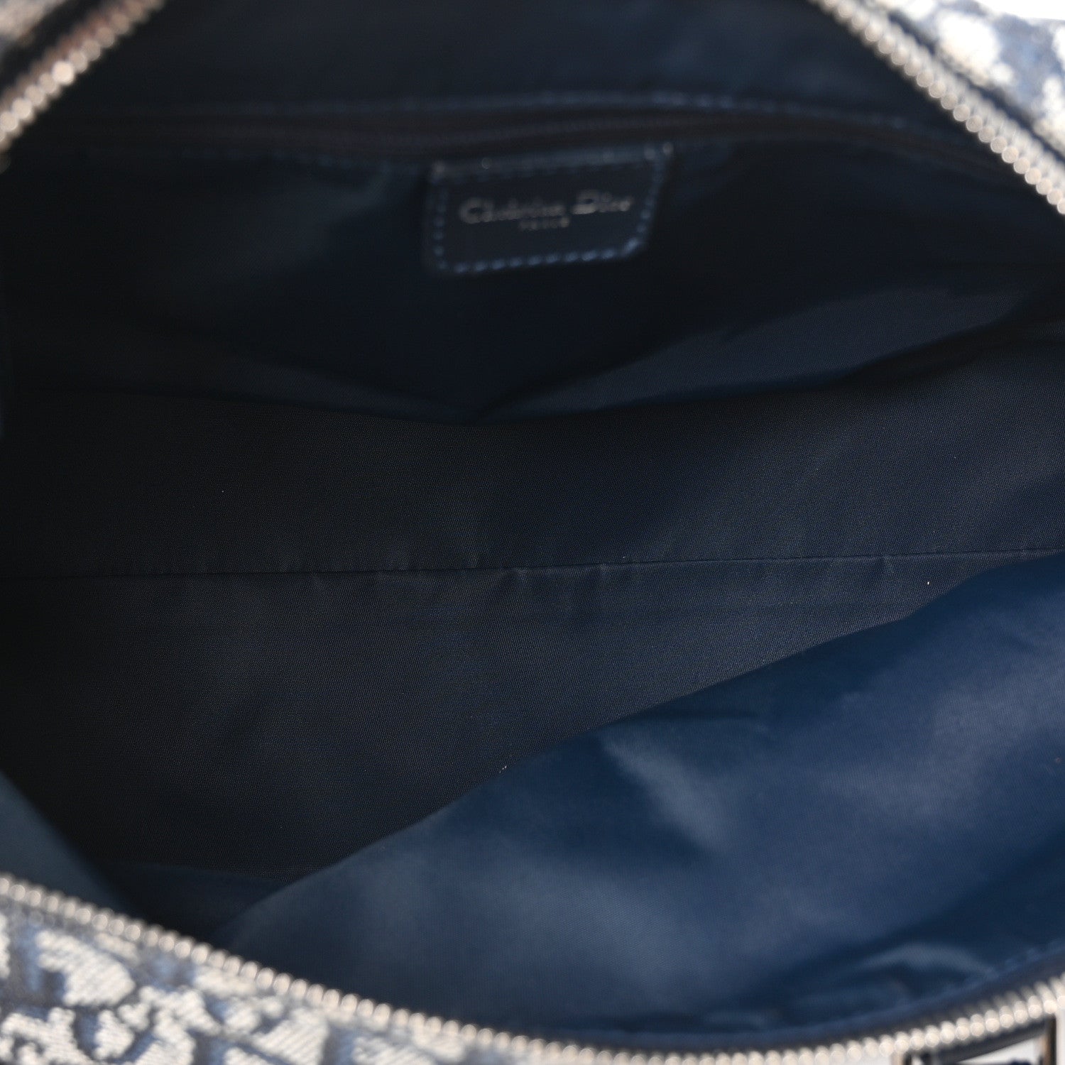 Christian Dior Denim Monogram Charms Shoulder Bag Blue 5 of 10