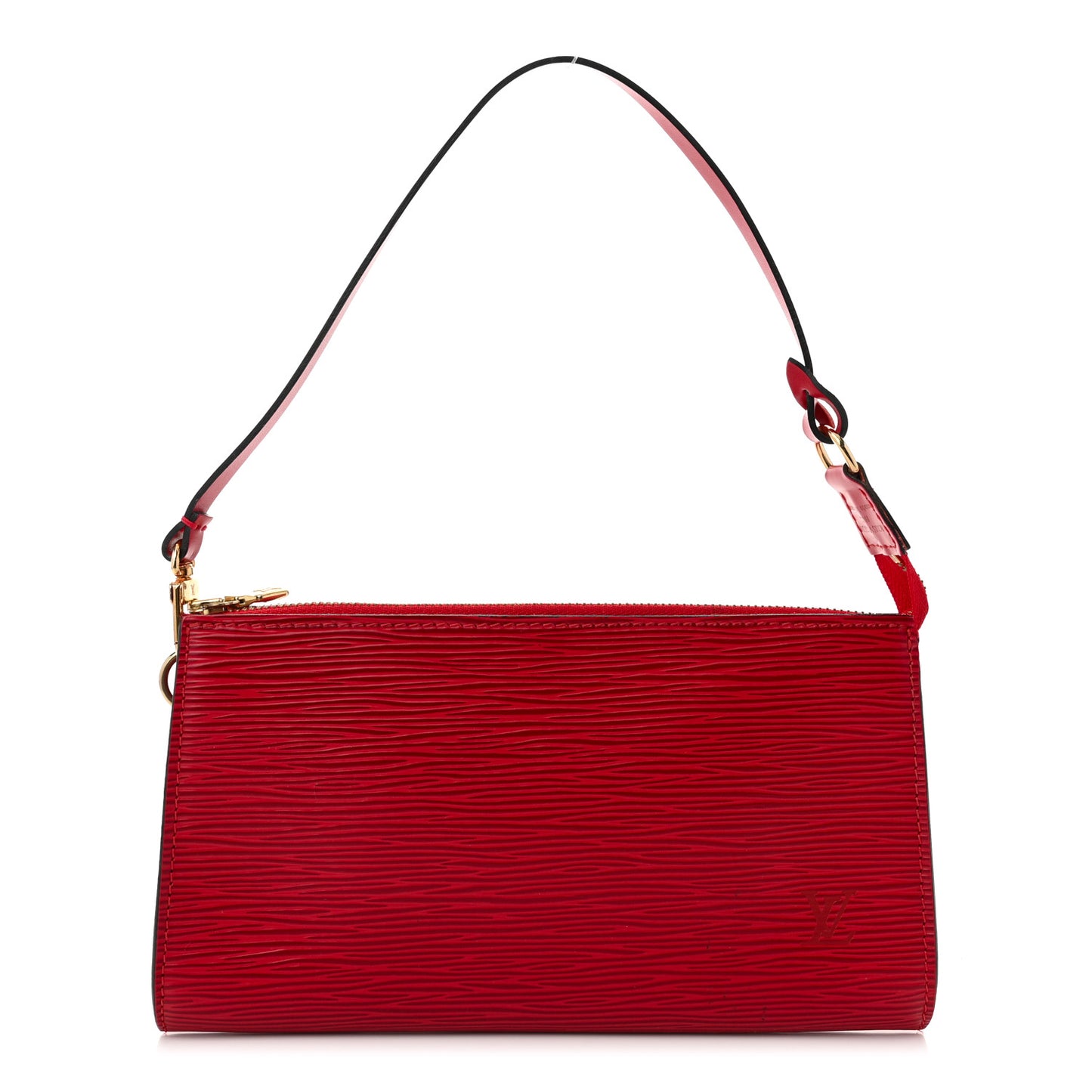 Epi Pochette Accessories 24 Castillan Red