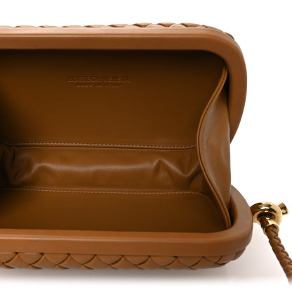 Bottega Veneta Calfskin Intrecciato Knot On Strap Camel 5 of 9
