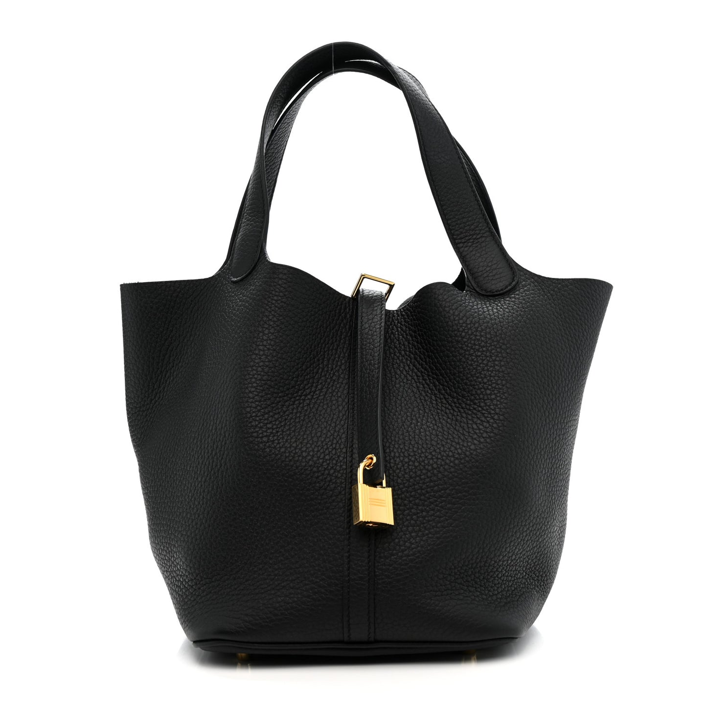 Taurillon Clemence Picotin Lock 22 MM Black