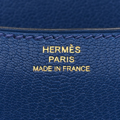 Hermes Chevre Mysore Constance 18 Bleu Electrique 6 of 11