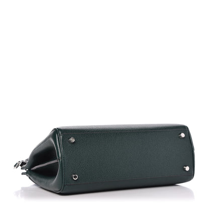Gucci Grainy Calfskin Small Zumi Top Handle Bag Vintage Green 4 of 9