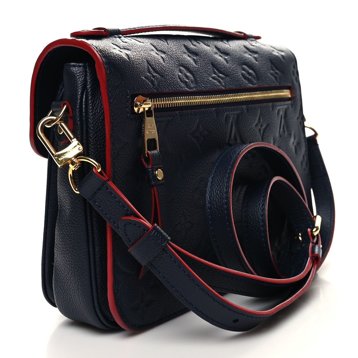 Louis Vuitton Empreinte Pochette Metis Marine Rouge 3 of 11