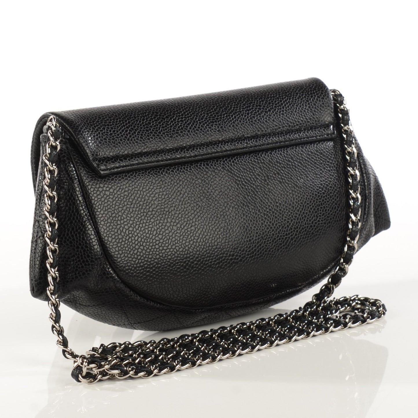 Caviar Half Moon Wallet On Chain WOC Black