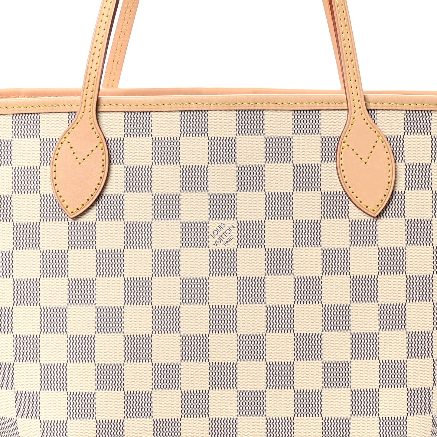 Damier Azur Neo Neverfull MM Rose Ballerine