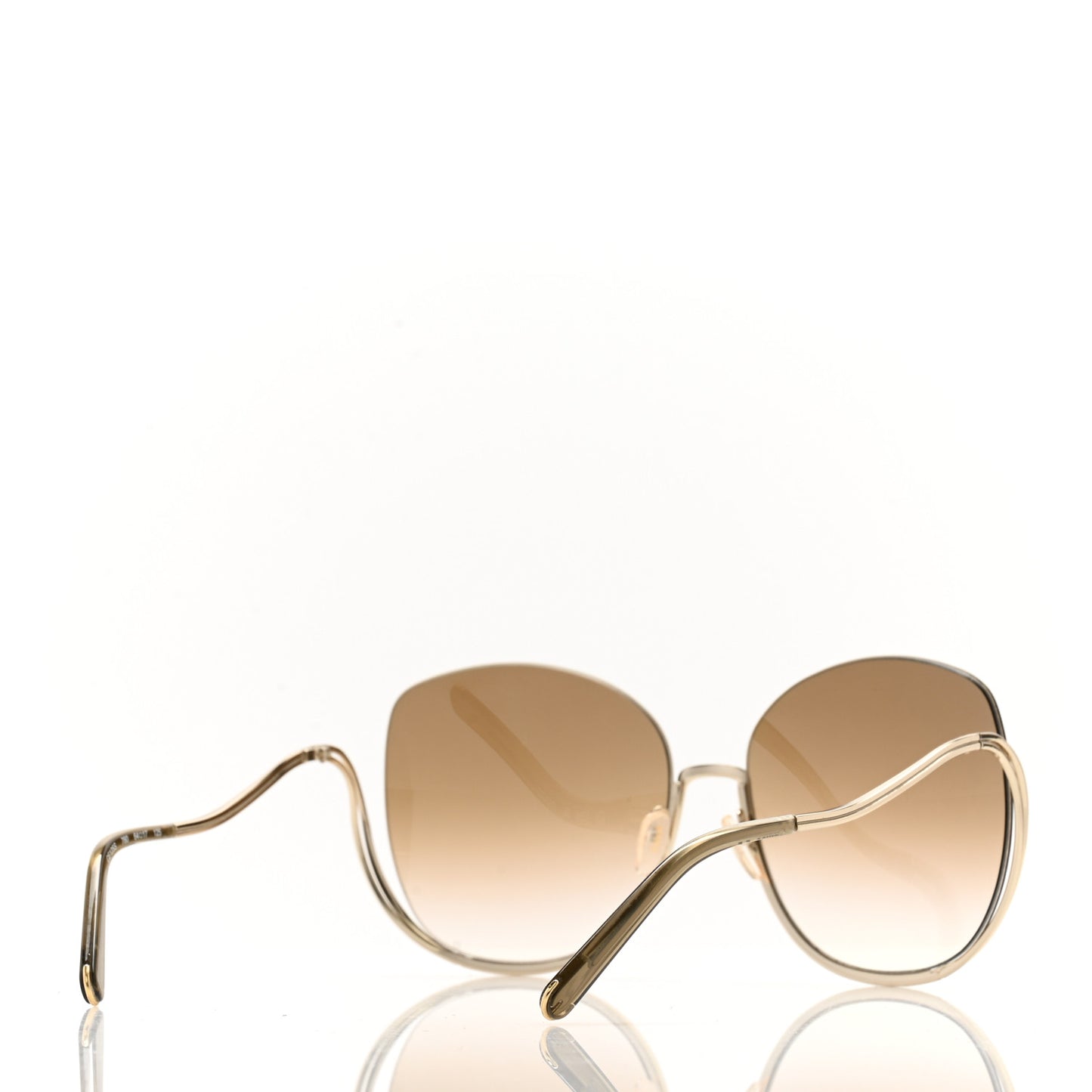 Oversized Round Milla Sunglasses CE125S Gold