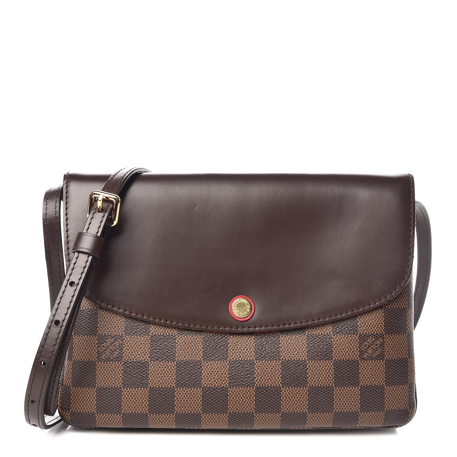 Louis Vuitton Damier Ebene Twice Cherry 1 of 12
