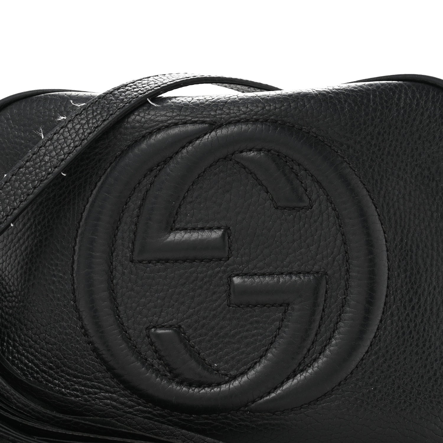 Gucci Pebbled Calfskin Small Soho Disco Bag Black 8 of 14