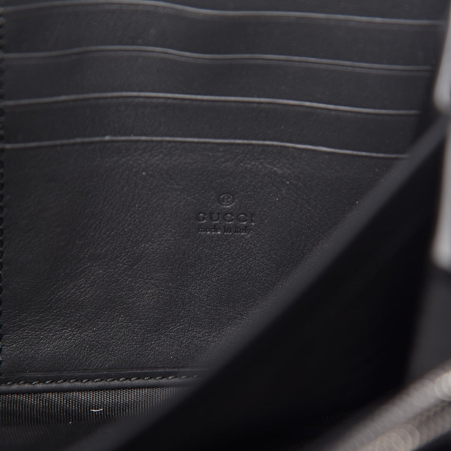 Suede Mini Dionysus Chain Wallet Black