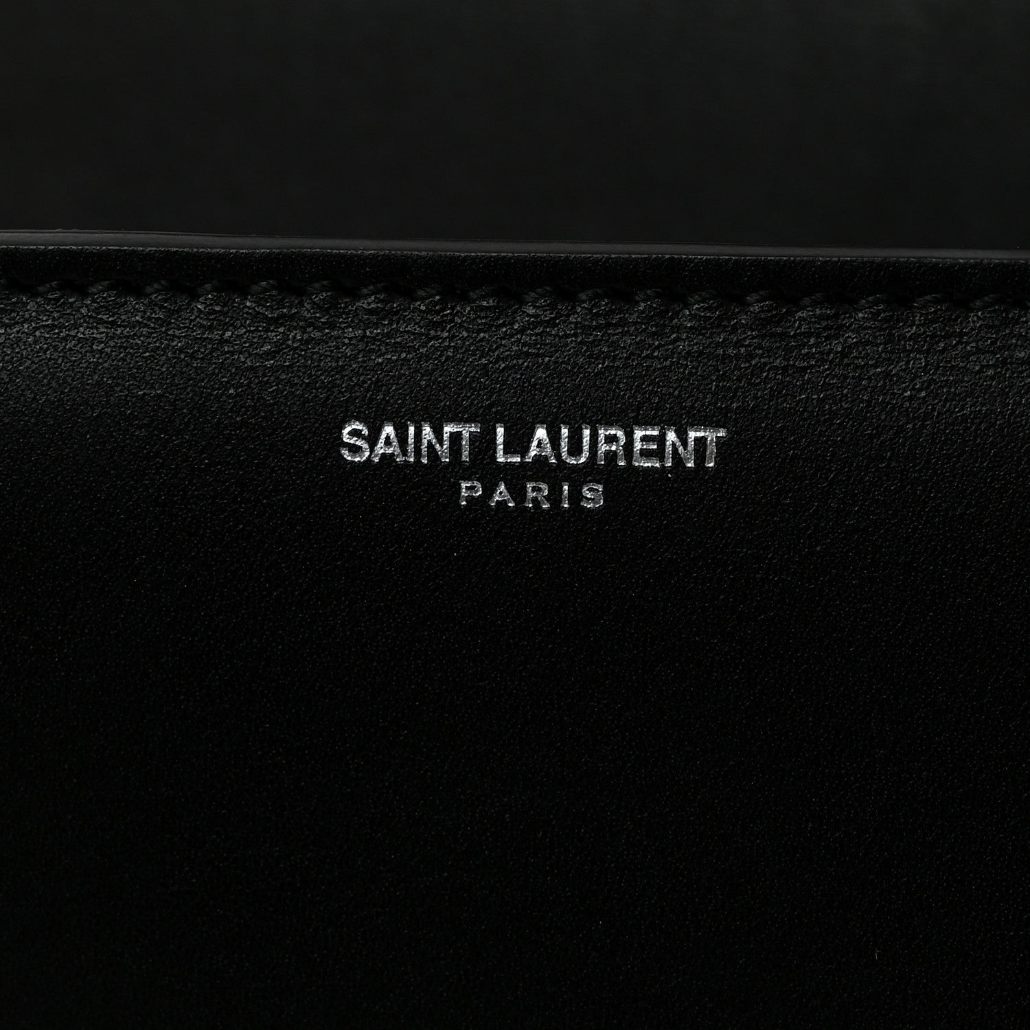 Saint Laurent Calfskin Classic Betty Clutch Black 6 of 9