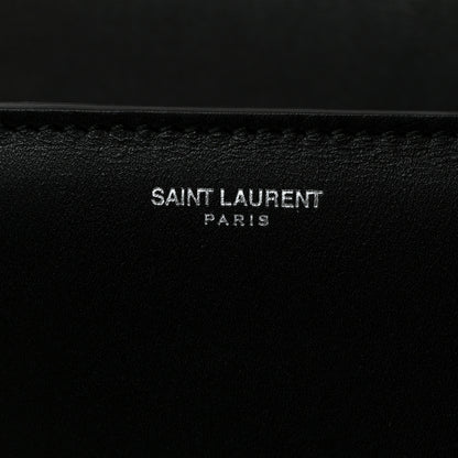 Saint Laurent Calfskin Classic Betty Clutch Black 6 of 9