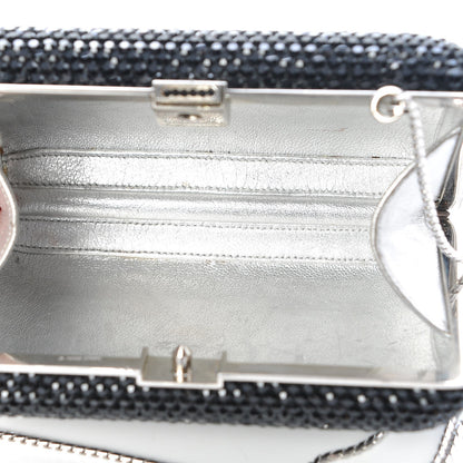 Judith Leiber Swarovski Crystal Minaudiere Clutch Black 5 of 18