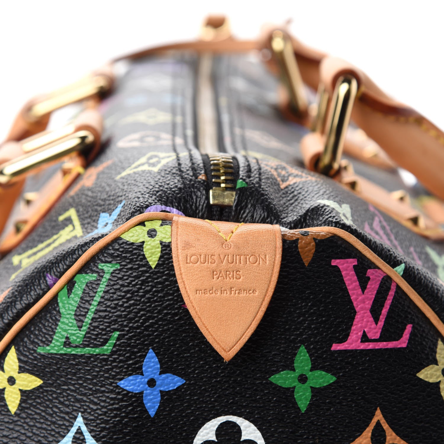 Louis Vuitton Monogram Multicolor Speedy 30 Black 8 of 10