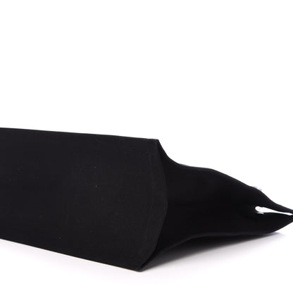 Saint Laurent Linen Calfskin Rive Gauche Tote Black 9 of 10