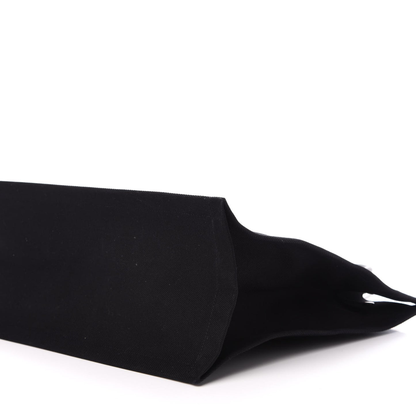 Linen Calfskin Rive Gauche Tote Black