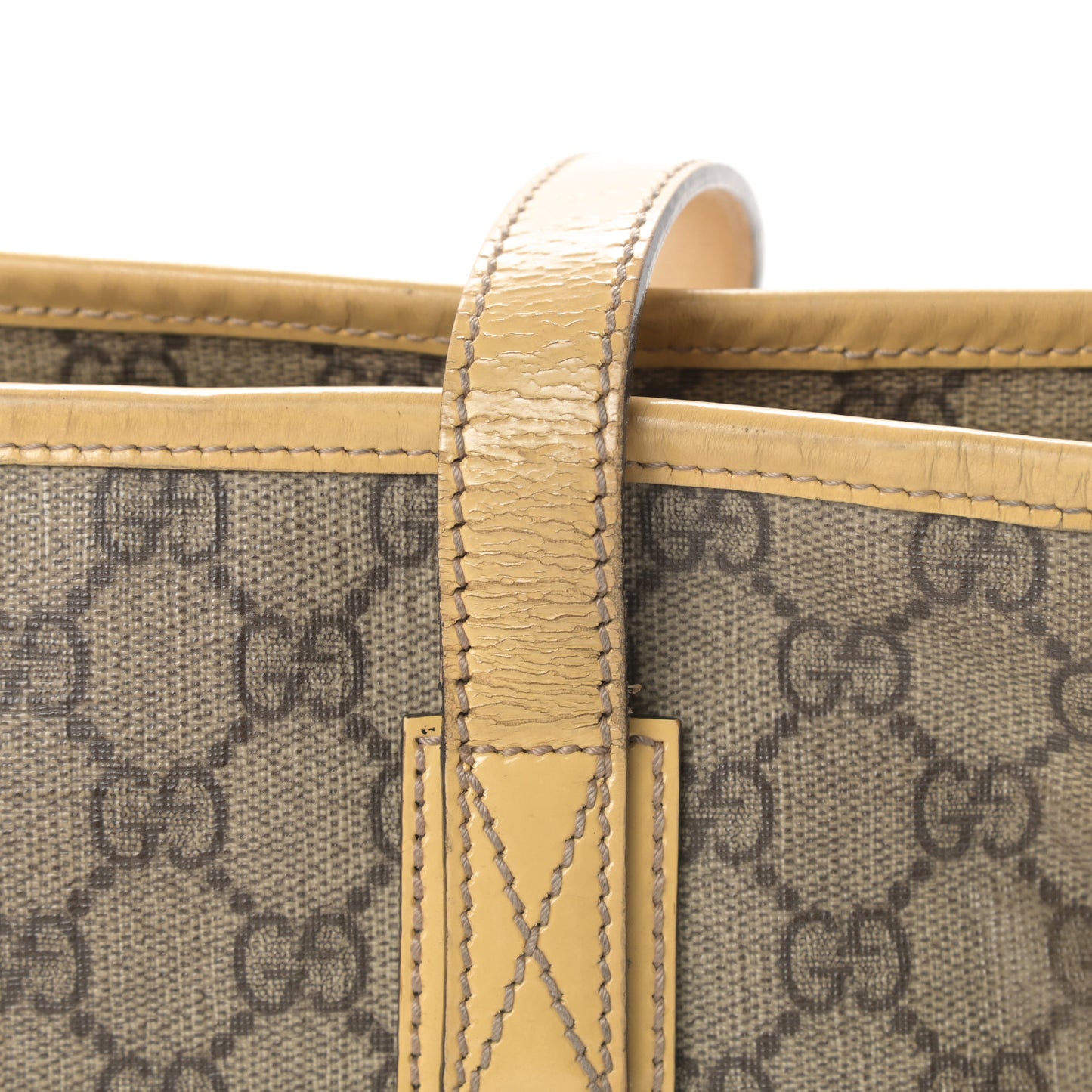 GG Supreme Monogram Small Joy Tote Yellow