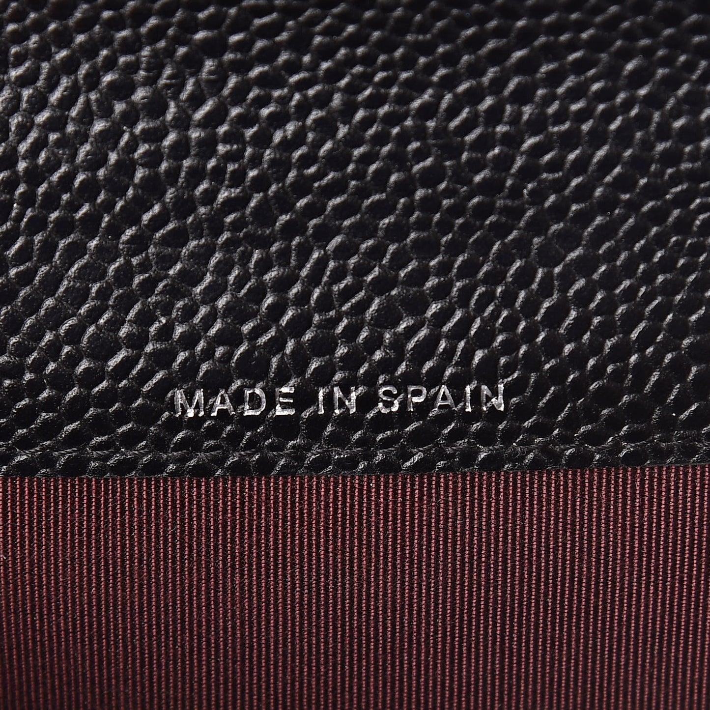 Caviar Quilted Flap Card Holder Black