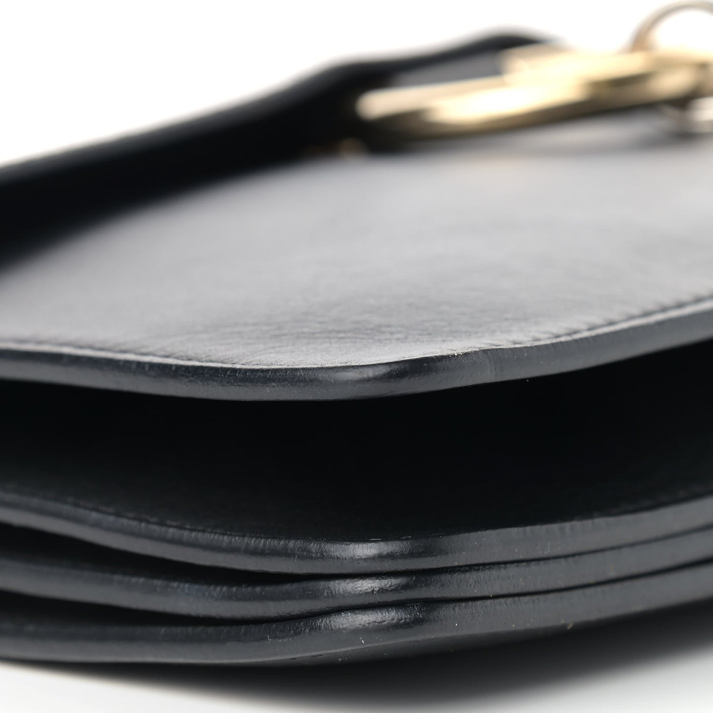 Suede Calfskin Medium Faye Shoulder Bag Black
