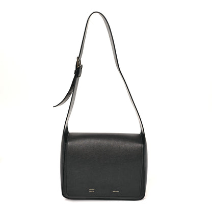 Mansur Gavriel Calfskin Box Shoulder Bag Black 1 of 9