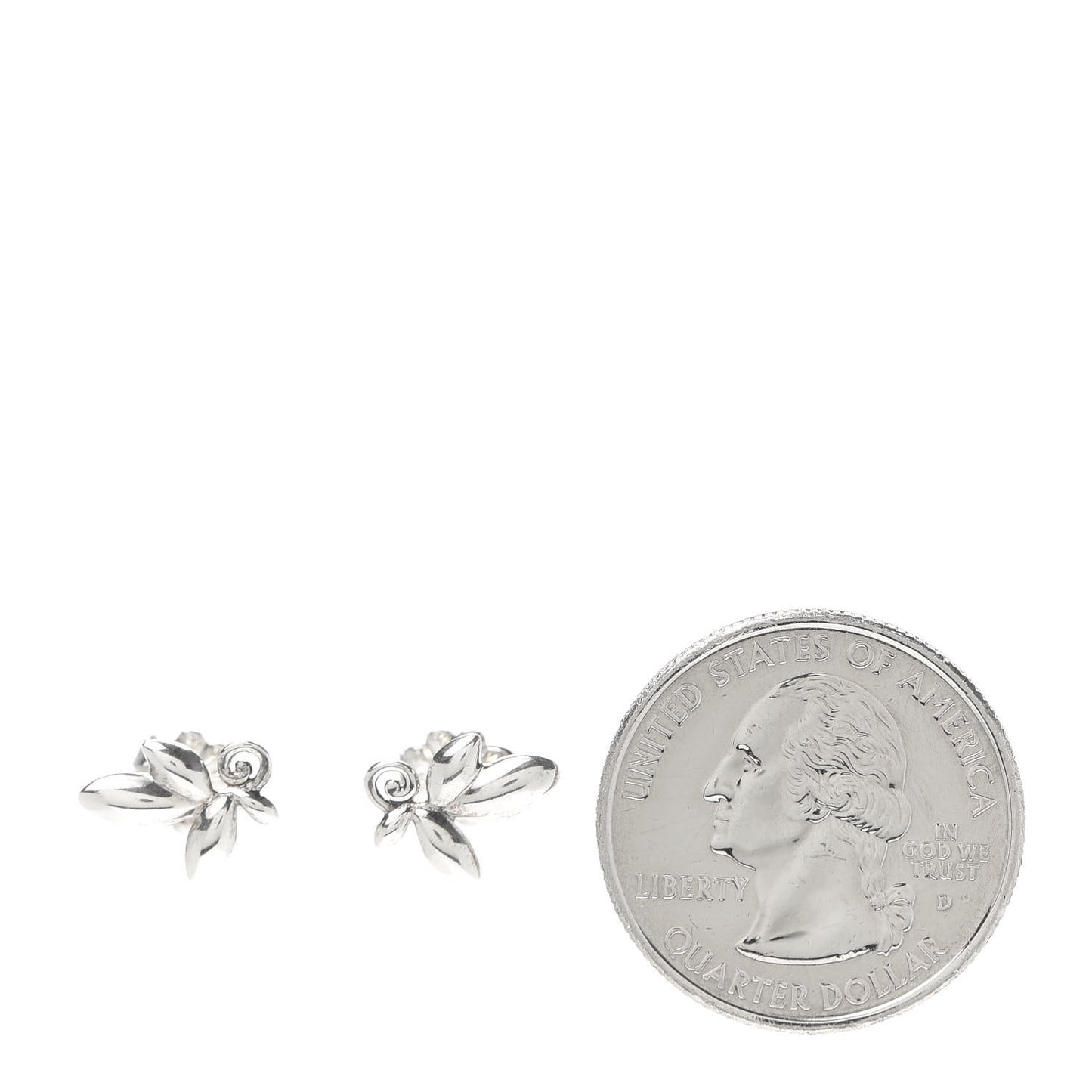 Sterling Silver Paloma Picasso Olive Leaf Earrings