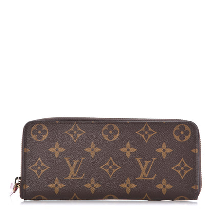 Louis Vuitton Monogram Clemence Wallet Fuchsia 1 of 7