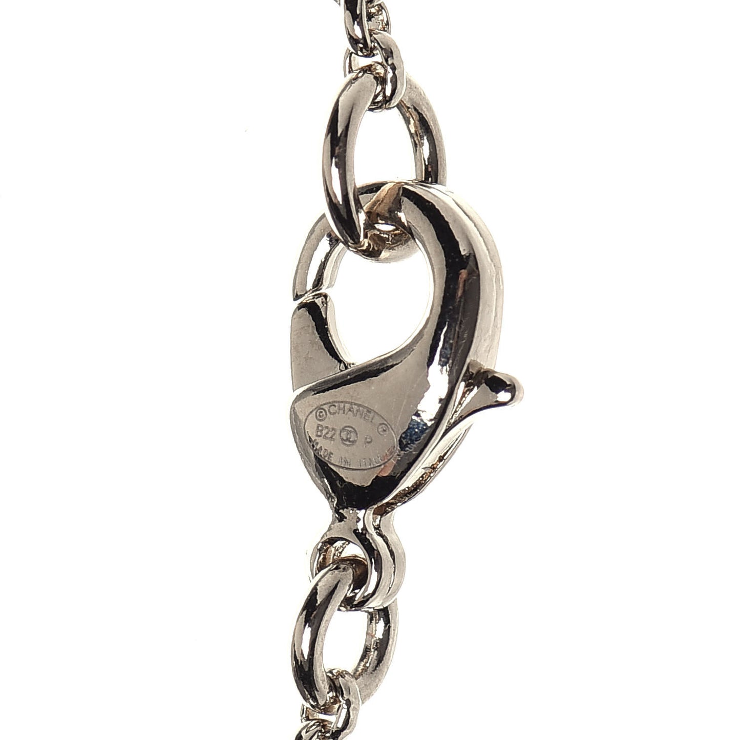 CC Heart Chain Pendant Necklace Gold