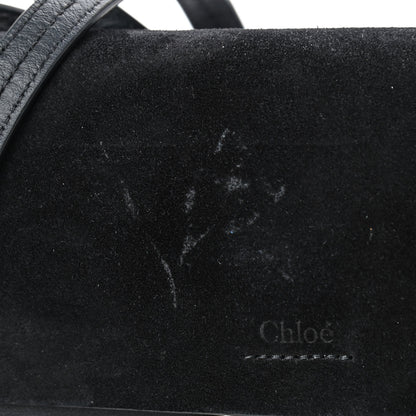 Chloe Suede Calfskin Small Faye Shoulder Bag Black 9 of 9