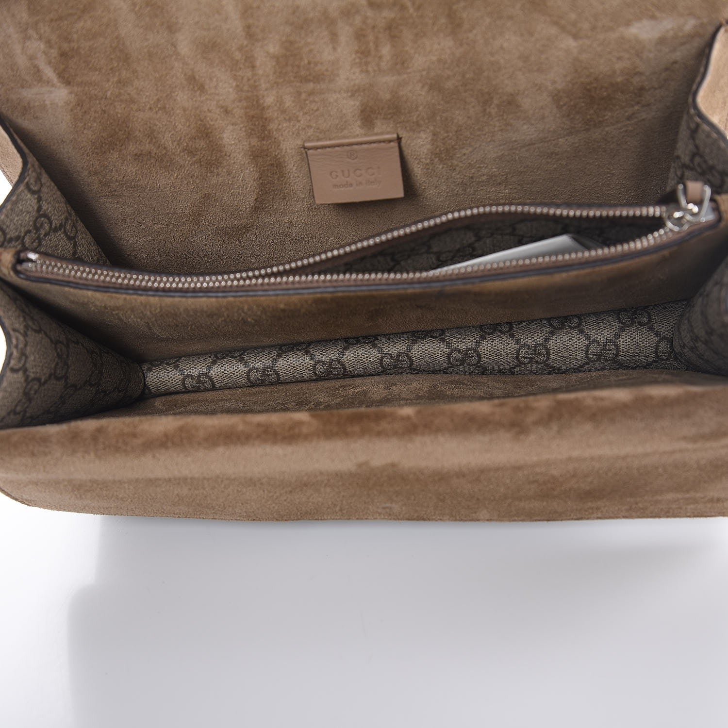 Gucci GG Supreme Monogram Small Dionysus Shoulder Bag Taupe 5 of 8