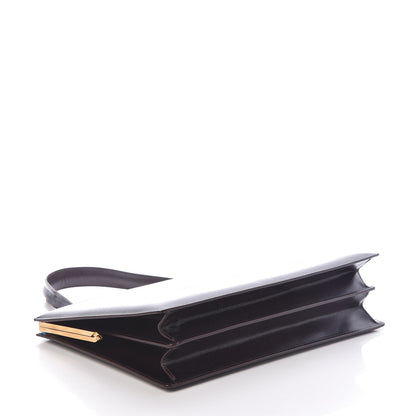 Celine Patina Box Calfskin Medium Clasp Bag Velvet 4 of 8