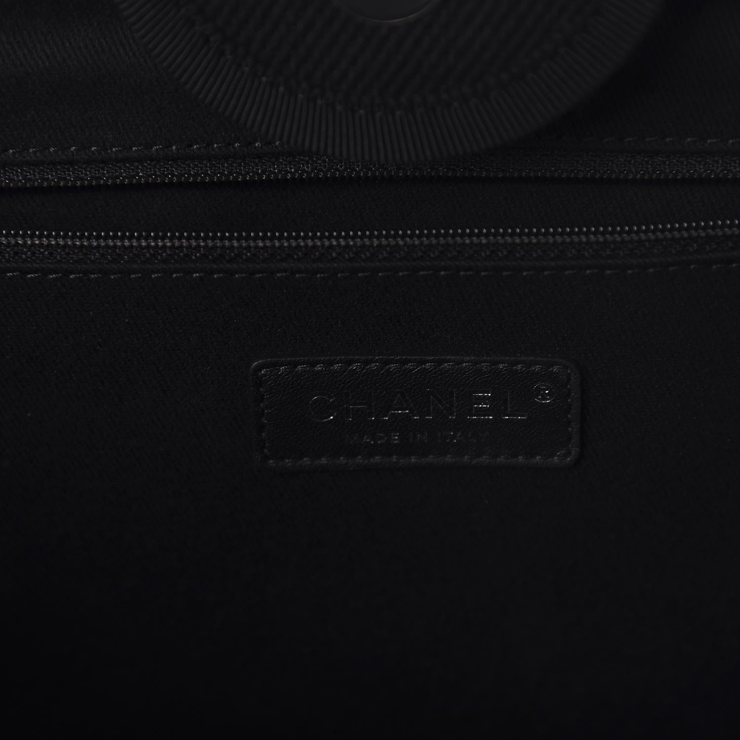 Chanel Canvas Pearl Medium Deauville Tote Black 8 of 11