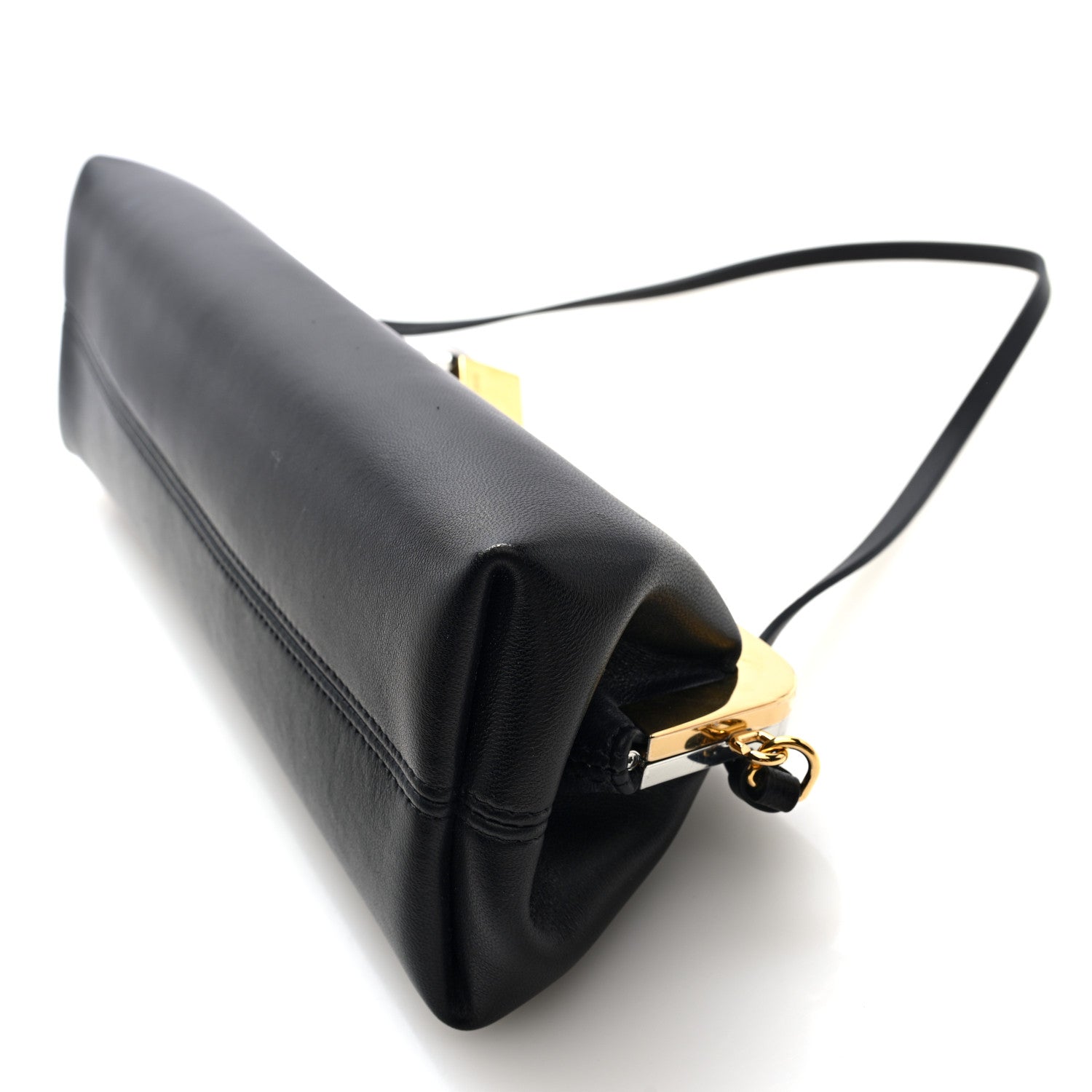 Jacquemus Lambskin La Pochette Salon Clutch Black 10 of 10