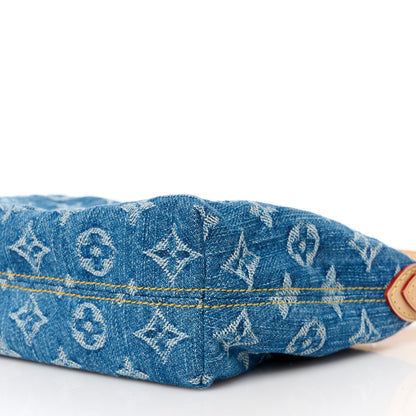 Louis Vuitton Monogram Denim Hills Pochette Blue 10 of 11