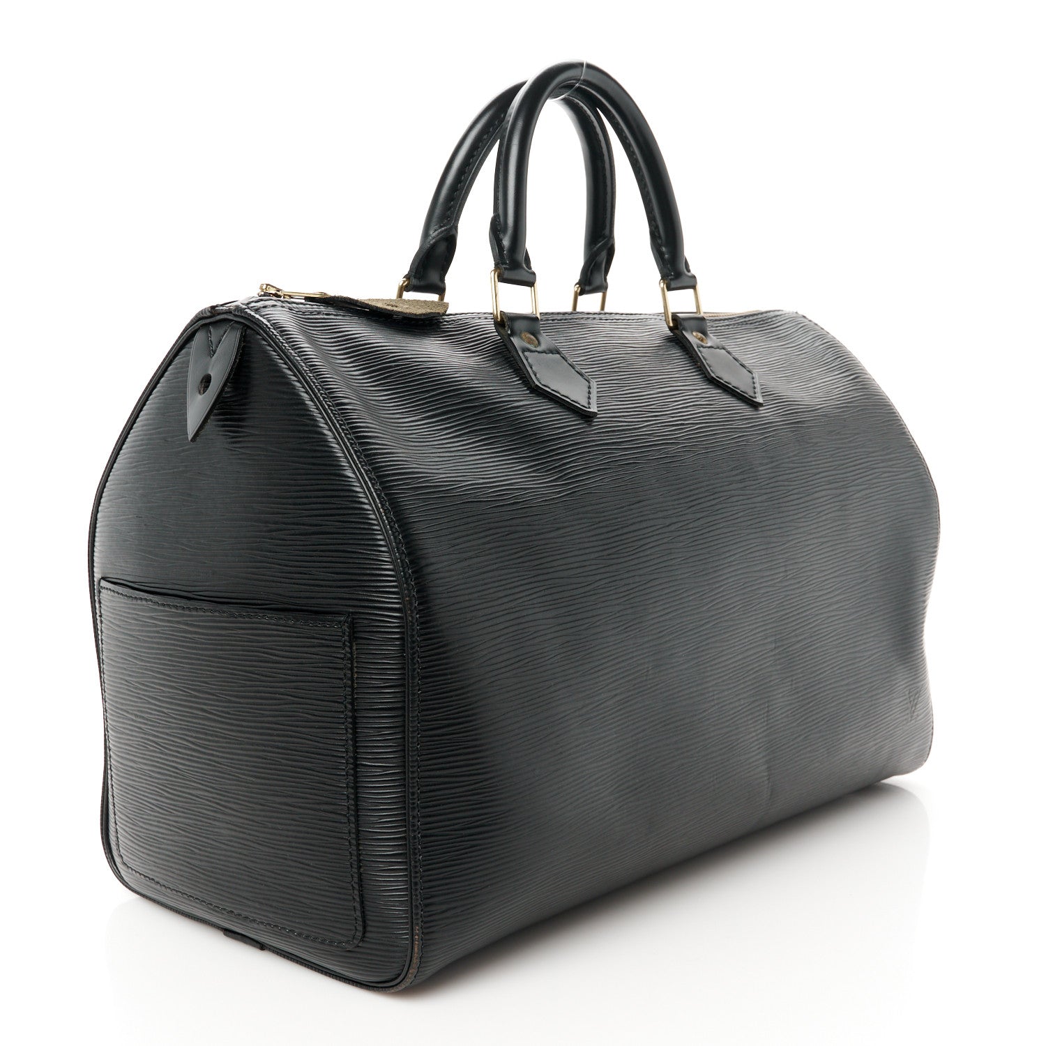 Louis Vuitton Epi Speedy 35 Black 3 of 10