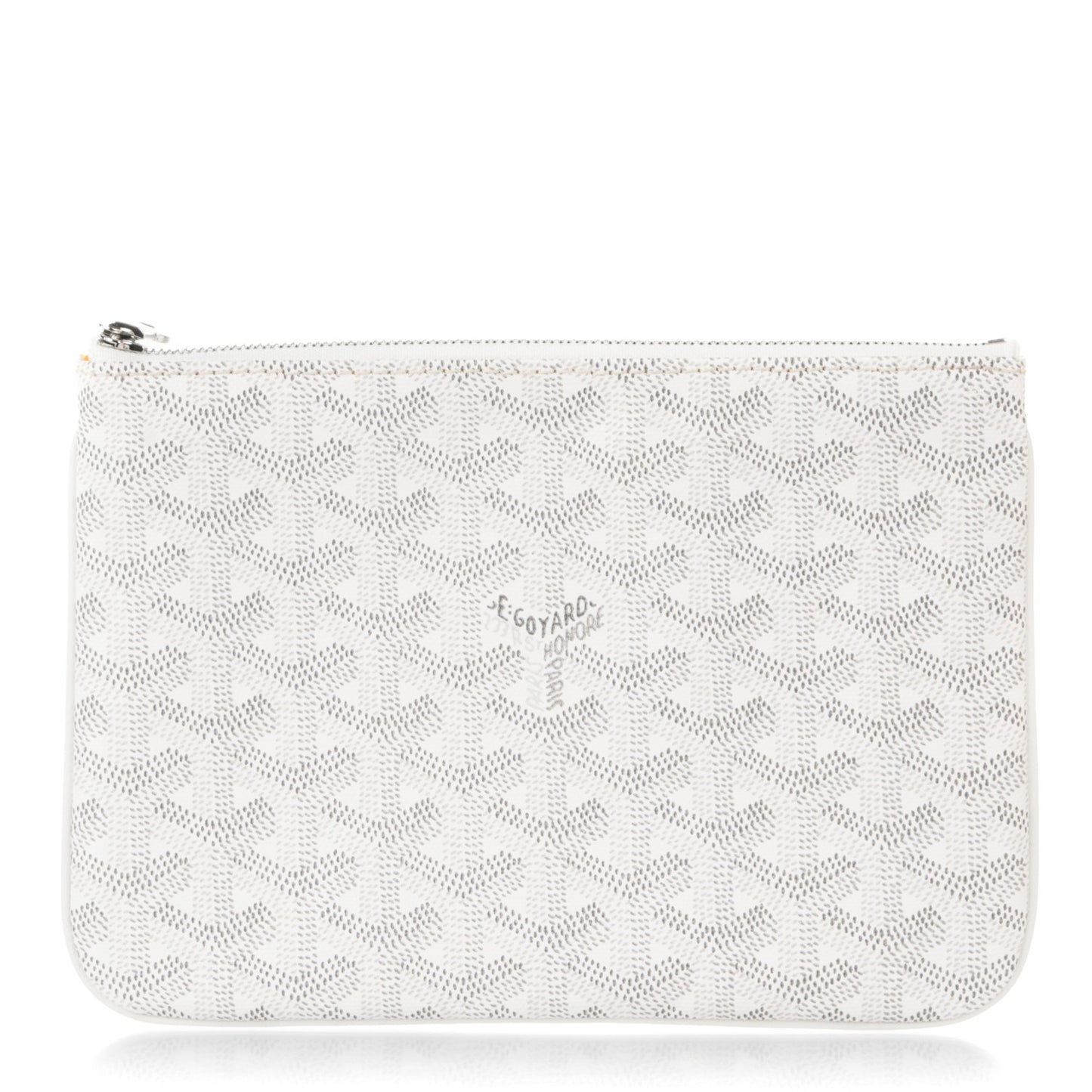 Goyardine Senat Pochette PM White