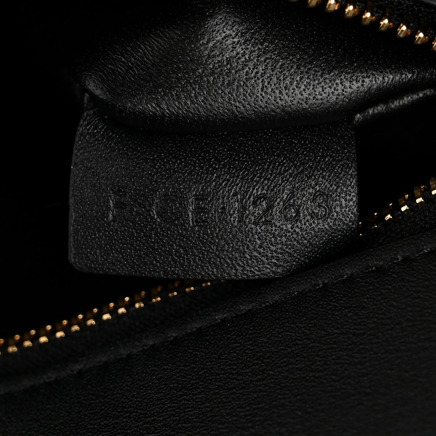 Shiny Calfskin College Triomphe Black