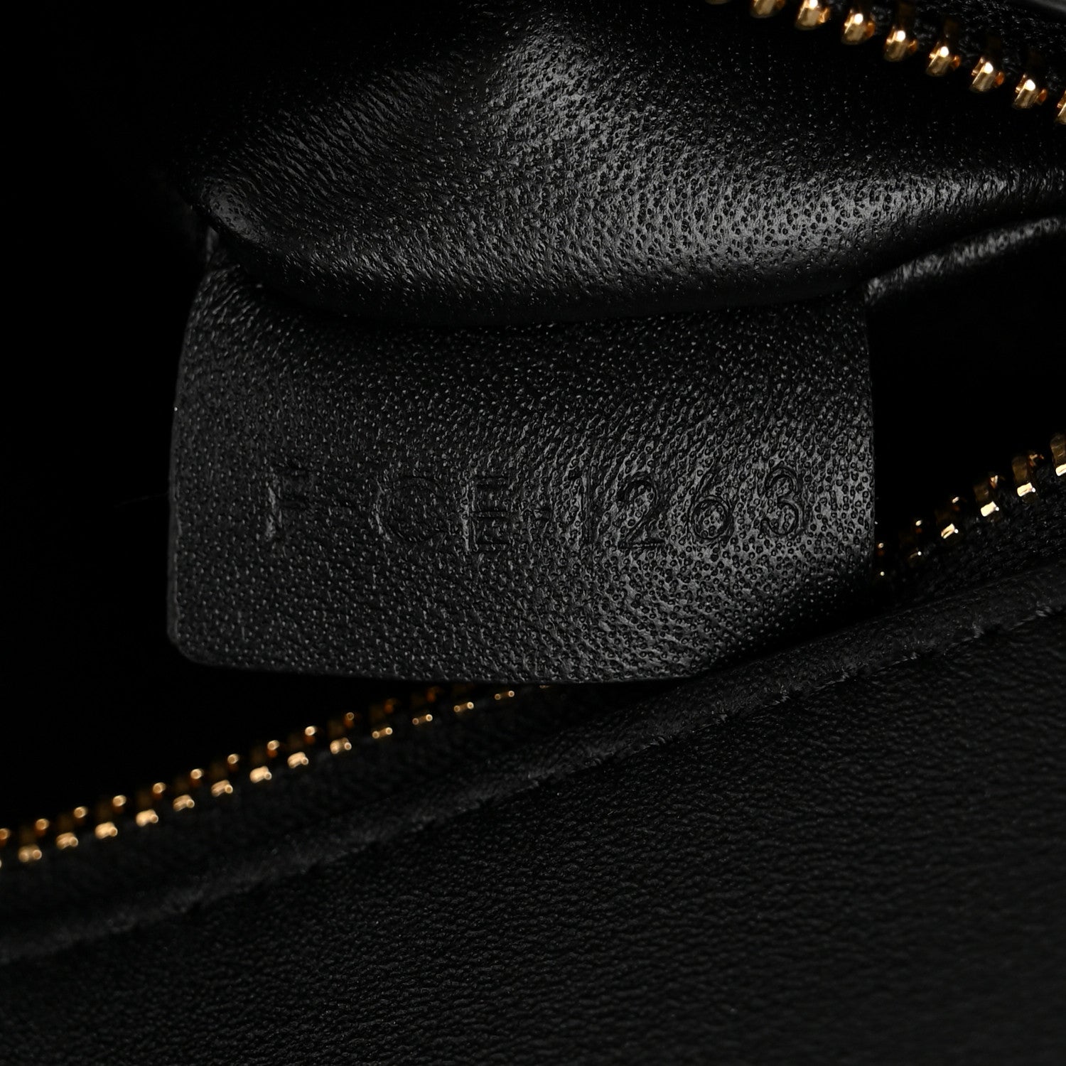Celine Shiny Calfskin College Triomphe Black 7 of 11