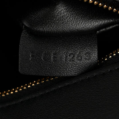 Celine Shiny Calfskin College Triomphe Black 7 of 11