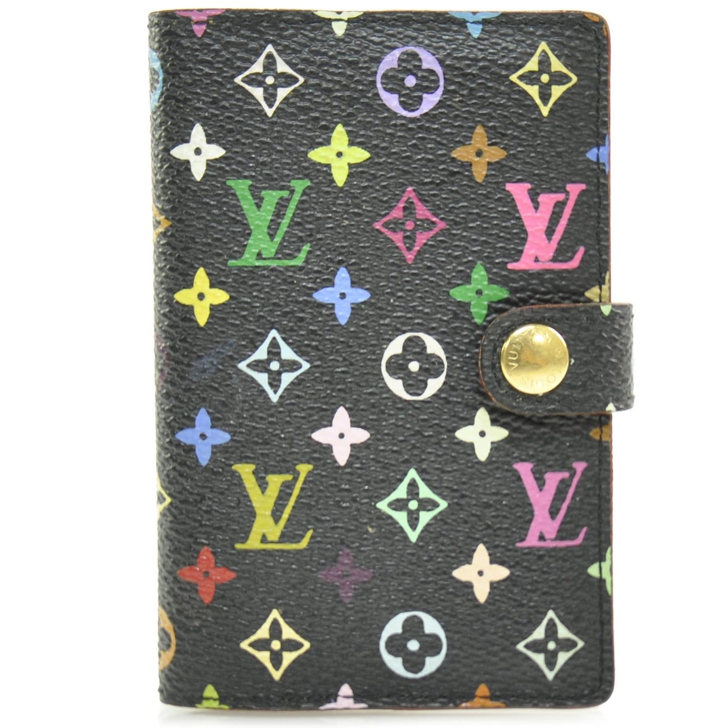 Monogram Multicolor Carnet de Bal Mini Agenda Cover Black