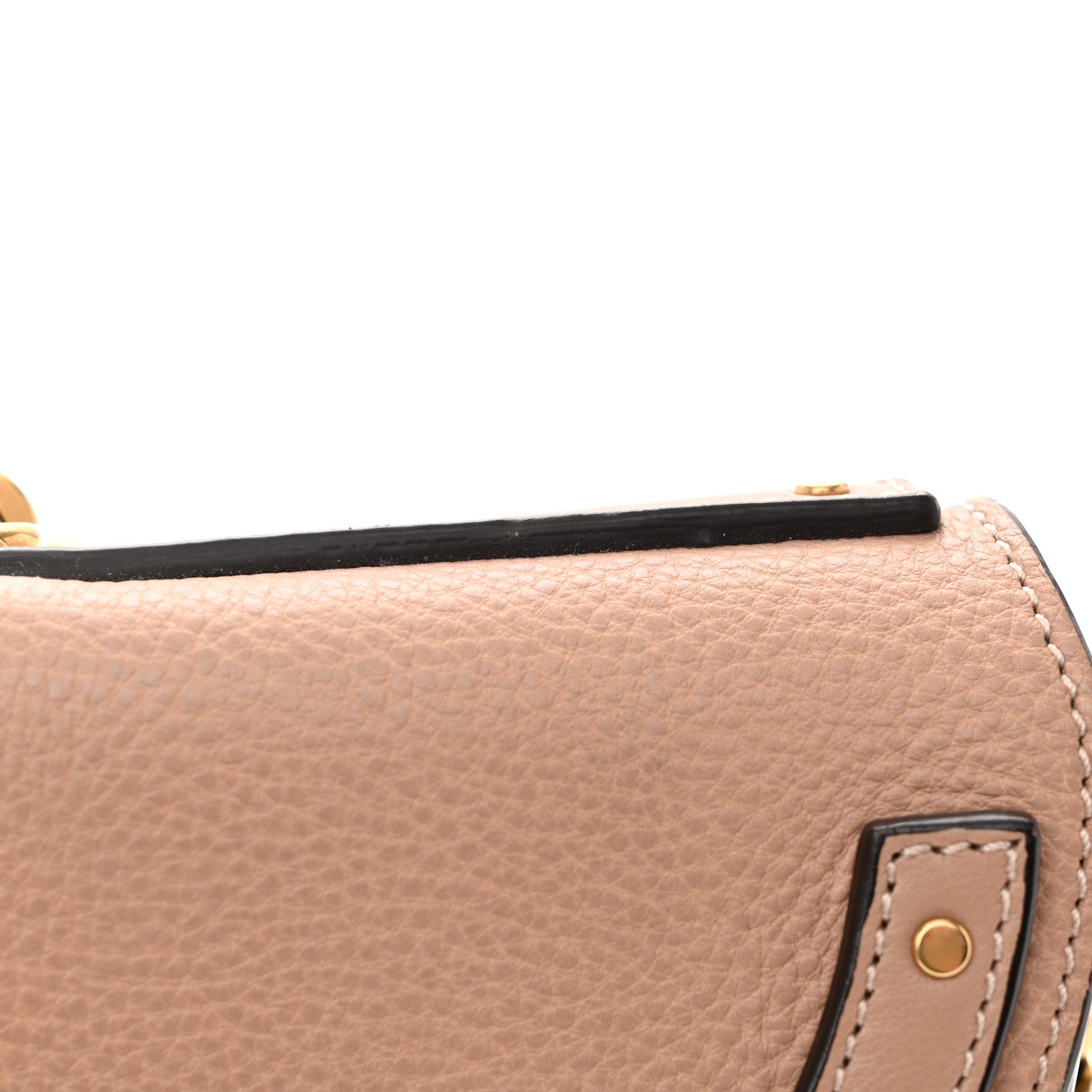 Chloe Calfskin Small Nile Bracelet Minaudiere Bag Biscotti Beige 12 of 13