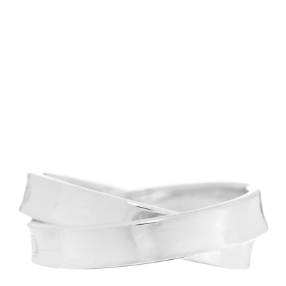 Tiffany Sterling Silver 1837 Interlocking Circles Ring 50 5.5 3 of 4