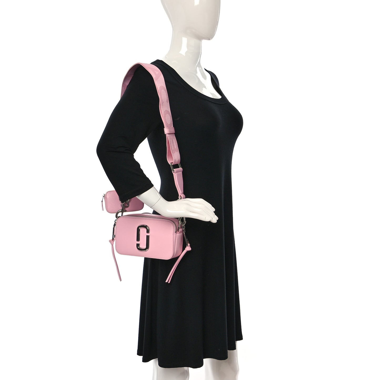 Saffiano Utility Snapshot Camera Bag Pink