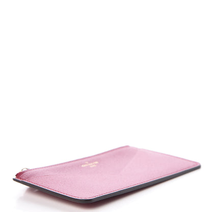Louis Vuitton Calfskin Jeanne Wallet Zippered Insert Fuchsia 4 of 6