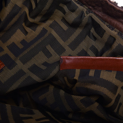 Fendi Nappa Embroidered Spy Cognac Avorio 8 of 8