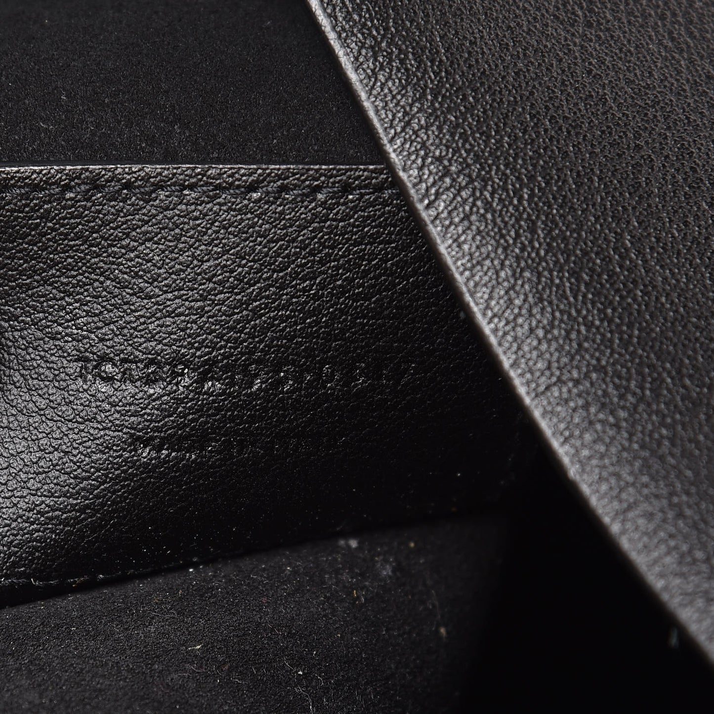 Calfskin Large Shopping Tote Black