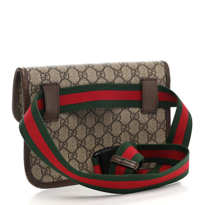 Gucci GG Supreme Monogram Neo Vintage Web Belt Bag Brown 3 of 10
