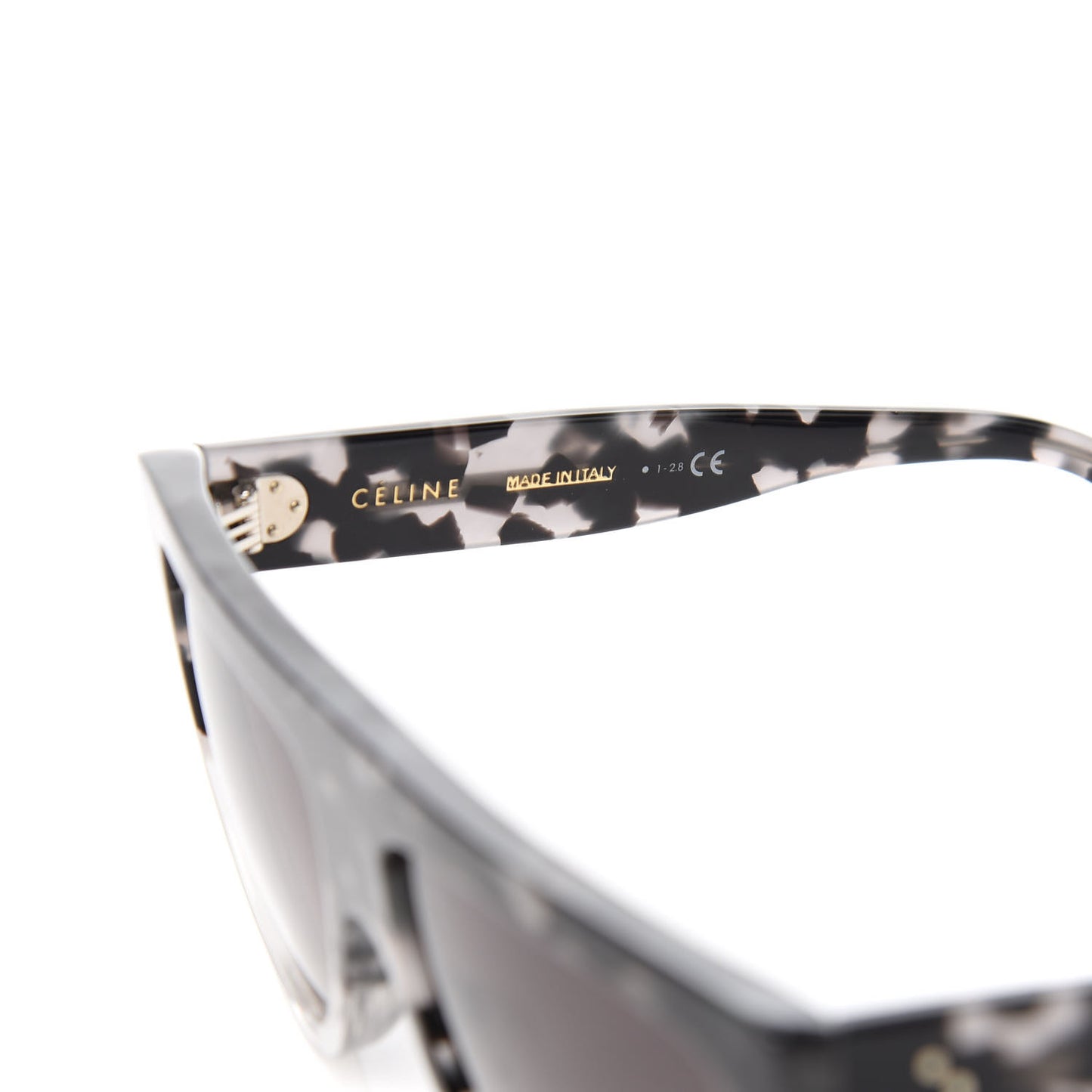Acetate Aviator Sunglasses CL400011 Grey Black