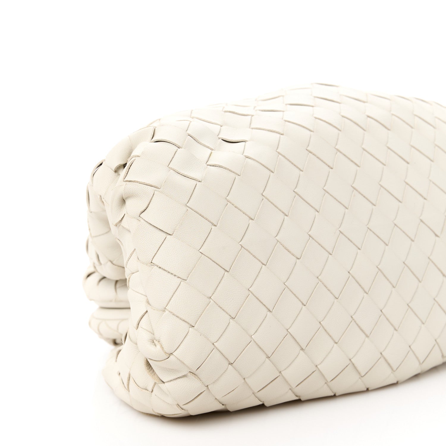 Bottega Veneta Nappa Maxi Intrecciato The Pouch Oversized Clutch Plaster 10 of 11