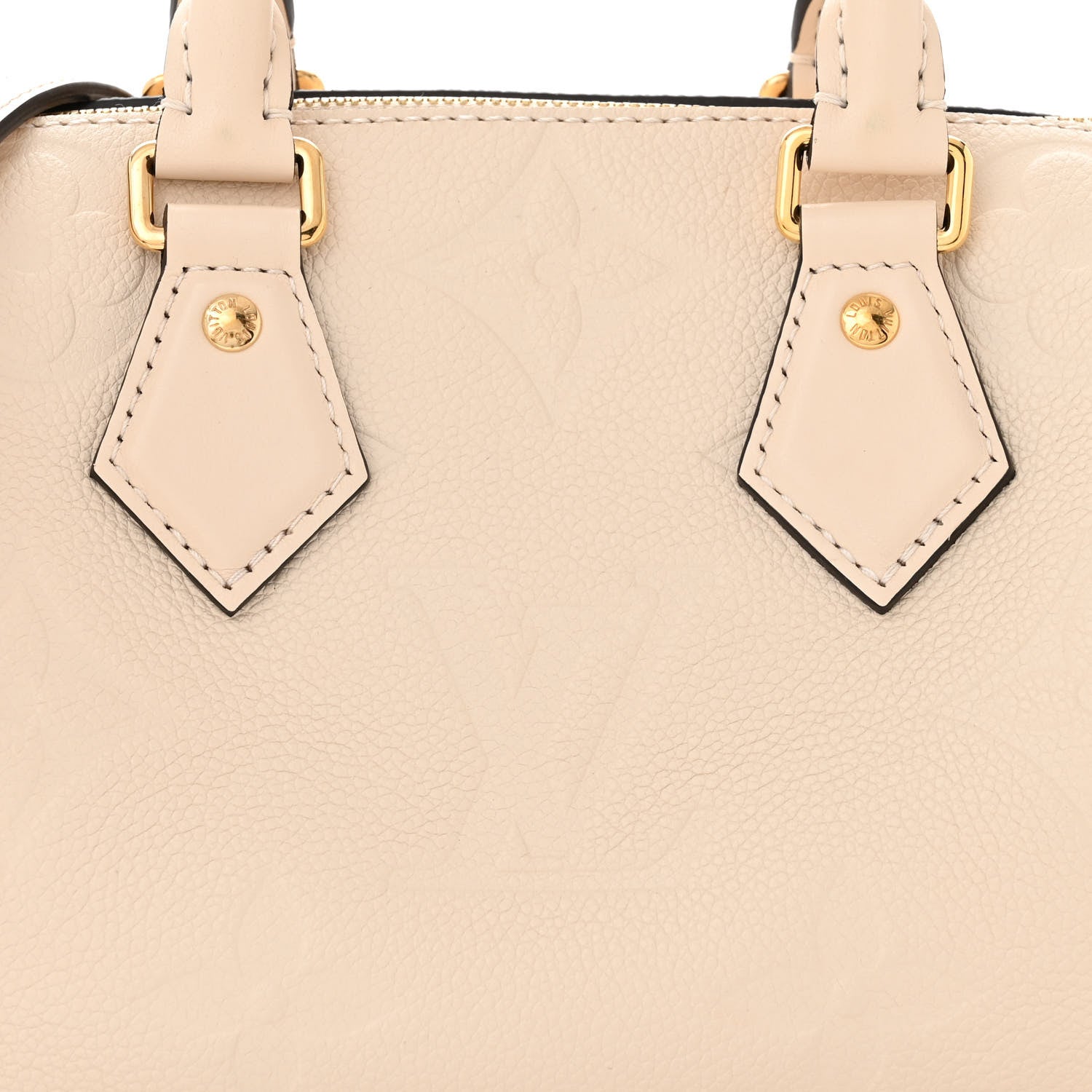 Louis Vuitton Empreinte Monogram Giant Speedy Bandouliere 20 Creme 7 of 10